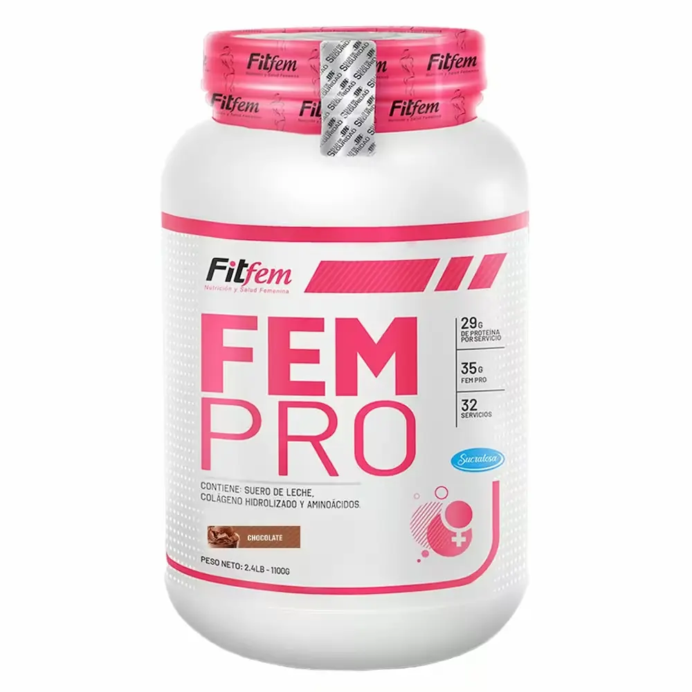 FitFem Fem Pro 1.1KG Chocolate Proteina Whey A Bordo Con Marieu