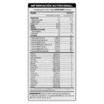 Informacion Nutricional Nitro Whey A Bordo Con Marieu