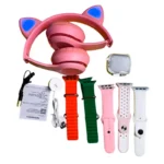 Partes Pack SmartWatch y Auriculares Forma Gato A Bordo Con Marieu