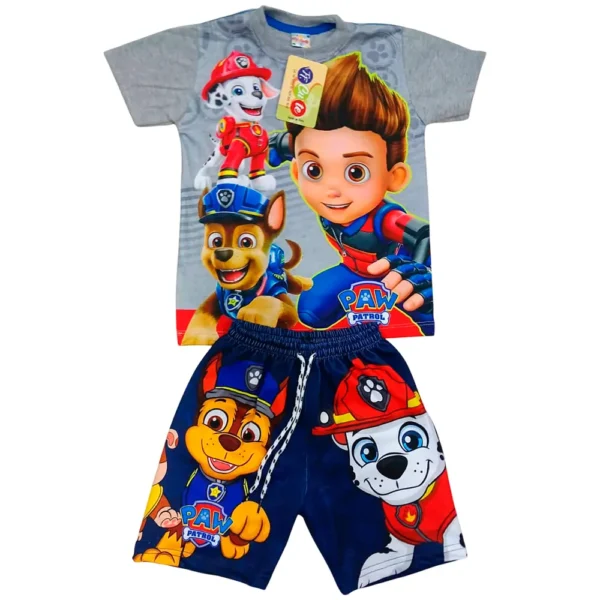 Polo y Short PAW Patrol A Bordo Con Marieu
