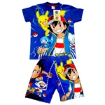 Polo y Short Pokemon Pikachu A Bordo Con Marieu