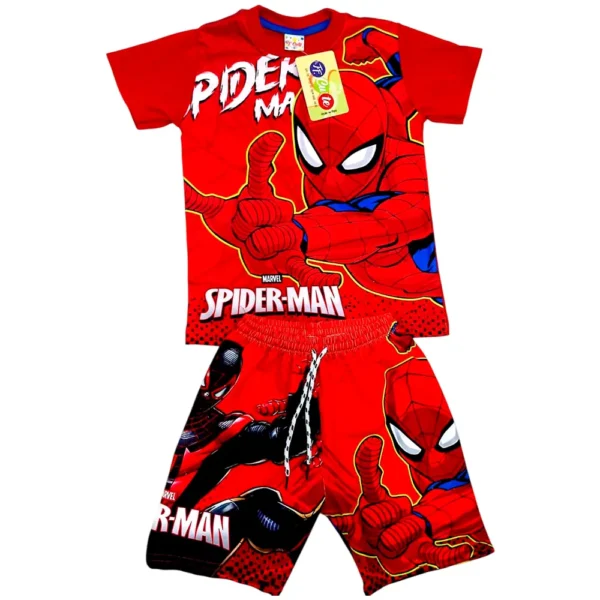 Polo y Short Spider Man A Bordo Con Marieu