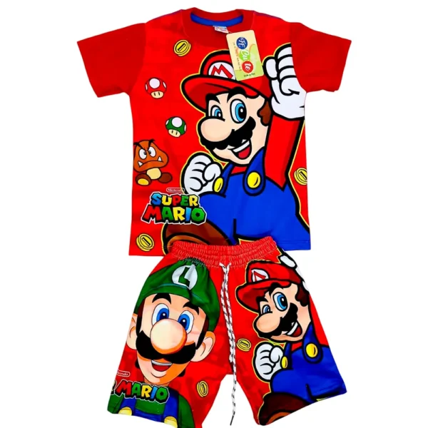 Polo y Short Super Mario Bros A Bordo Con Marieu