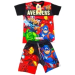 Polo y Short The Avengers Los Vengadores Marvel A Bordo Con Marieu