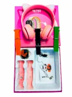 Reloj Inteligente TK702 y Auriculares Gatito A Bordo Con Marieu