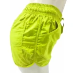 Short Dama Amarillo Tela Mojada A Bordo Con Marieu