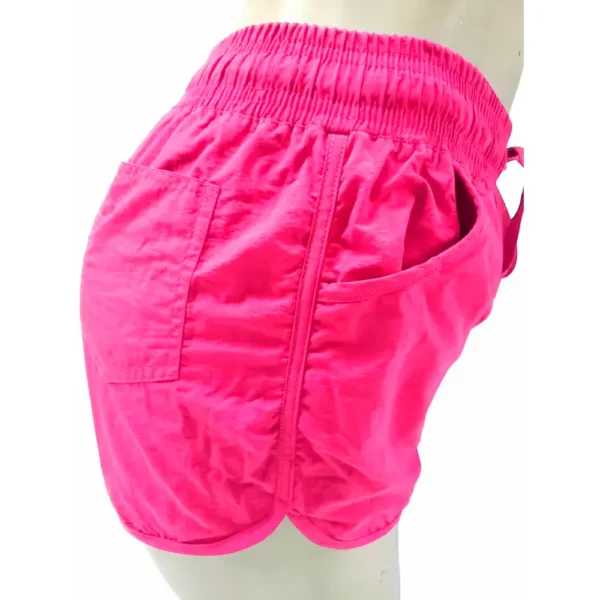 Short Dama Fucsia Tela Mojada A Bordo Con Marieu