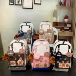 Mochila Capibara Niños Kawaii Colores Profesional A Bordo Con Marieú