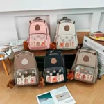 Mochila de Capibara Kawaii Para Niñas Colegio Sport A Bordo Con Marieu