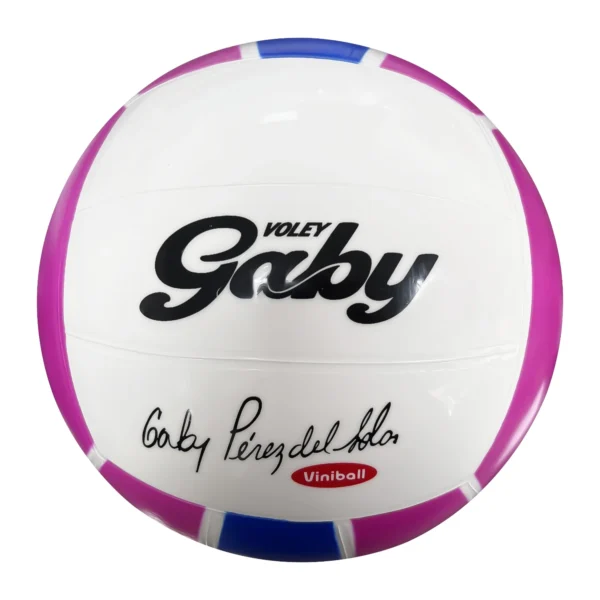PELOTA DE VOLEY VINIBALL GABY PEREZ DEL SOLAR BLANCO/FUCSIA