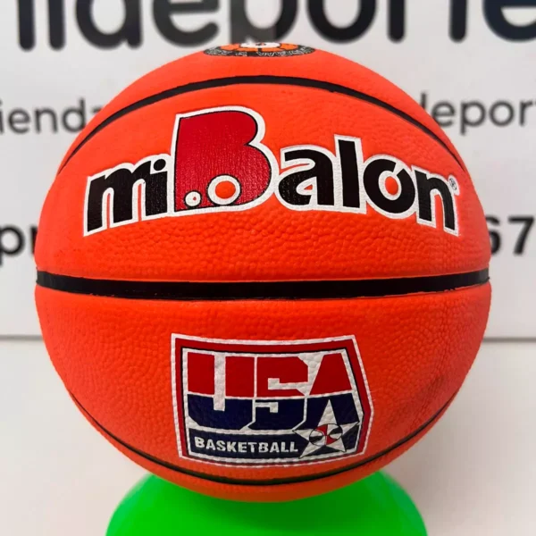 PELOTA DE BASKET MIBALON GRABADA CELULAR – #5