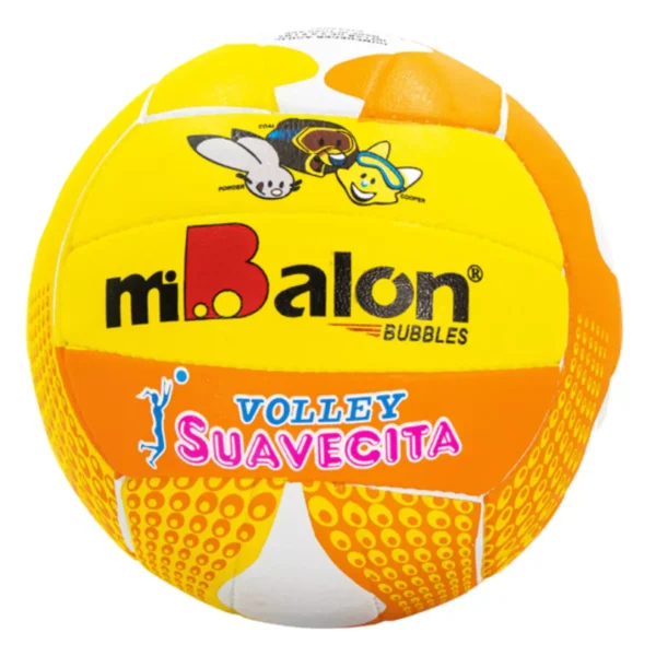 PELOTA DE VOLEY MIBALON CELULAR COLORES #5