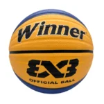 PELOTA DE BÁSKET WINNER 3X3 AZUL / AMARILLO #7