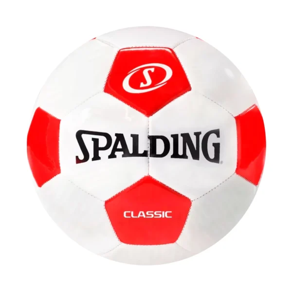 PELOTA PARA FÚTBOL SPALDING CLASSIC BLANCO/ROJO TALLA #5