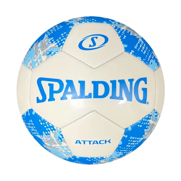 PELOTA PARA FÚTBOL SPALDING ATTACK AZUL CAMO TALLA #4