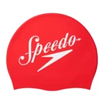 GORRO PARA NATACIÓN SPEEDO SLOGAN ROJO – ADULTO