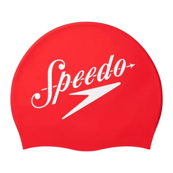 GORRO PARA NATACIÓN SPEEDO SLOGAN ROJO – ADULTO
