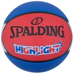 PELOTA PARA BASKET SPALDING HIGHLIGHT GOMA R/W/B – #7