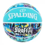 PELOTA PARA BASKET SPALDING GRAFFITI CELESTE – #7