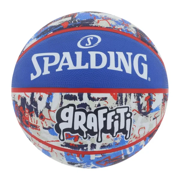 PELOTA DE BASKET SPALDING GRAFFITI GOMA BLUE RED – #7