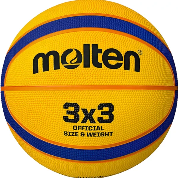 PELOTA PARA BASKET MOLTEN 3X3 LIBERTRIA #B33T2000 GOMA PREMIUM
