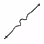 Barra W Cromado Para Pesas Maciza De Acero 1.20m