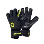 GUANTES DE ARQUERO FÚTBOL ORBIT SHADOW – NEGRO/AMARILLO