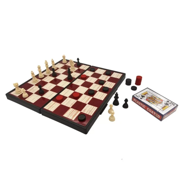 TABLERO DE AJEDREZ, DAMA Y CASINO – IMANTADOS