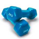 MANCUERNAS PLASTIFICADAS 2 KG – PAR DE PESAS