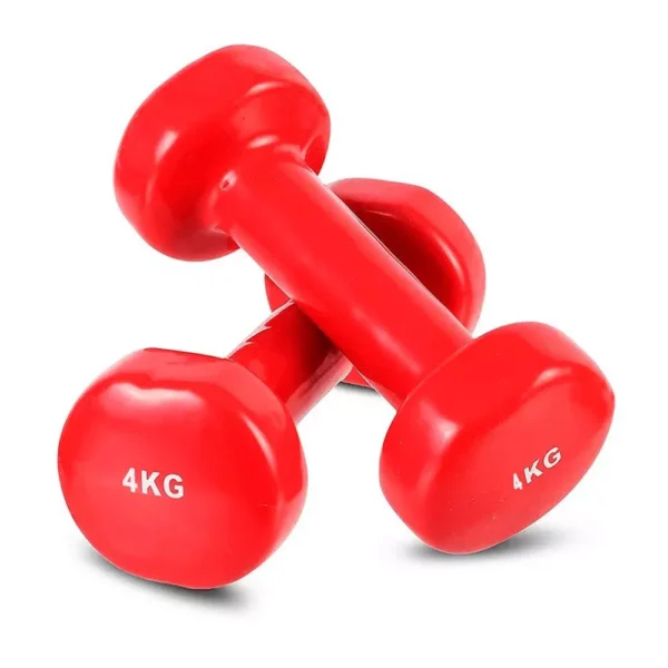 Mancuernas Plastificadas 4 Kg – Par De Pesas