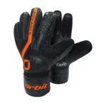 GUANTES DE ARQUERO FÚTBOL ORBIT ADVANCE – NEGRO/NARANJA