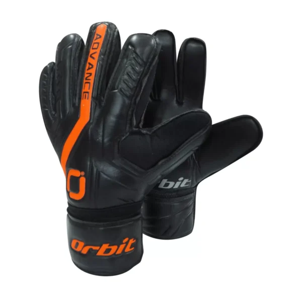 GUANTES DE ARQUERO FÚTBOL ORBIT ADVANCE – NEGRO/NARANJA