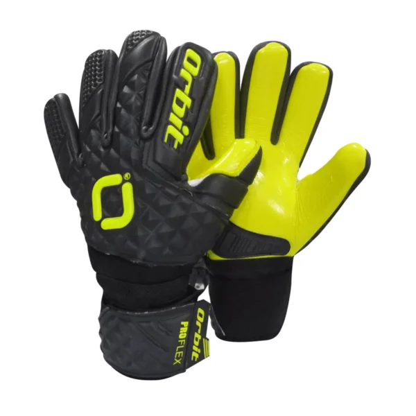 Guantes de Arquero Fútbol Pro Flex – Negro/Amarillo