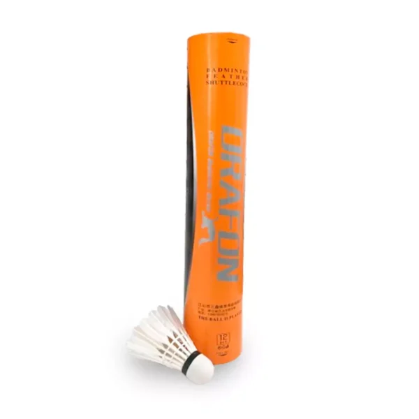 PLUMILLAS DE BÁDMINTON ORAFON X12 UNID. (GANSO)