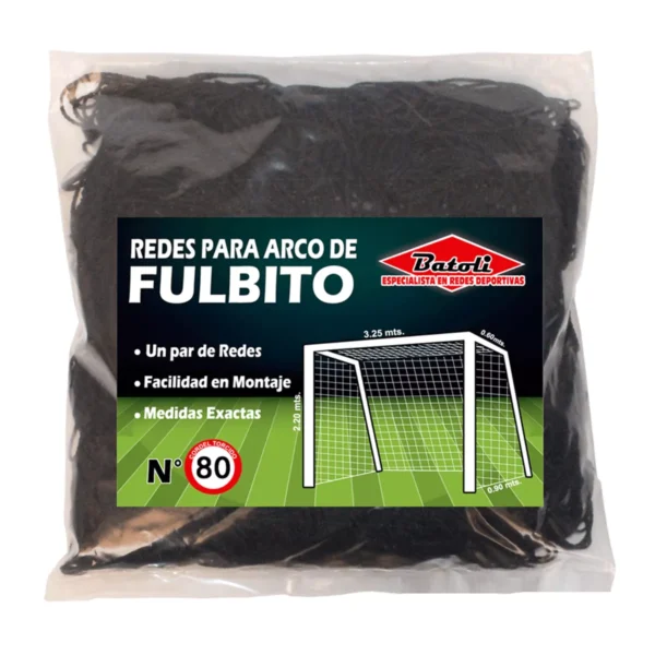 Redes para Arco de Fulbito – Polipropileno Torcido – Alquitranado