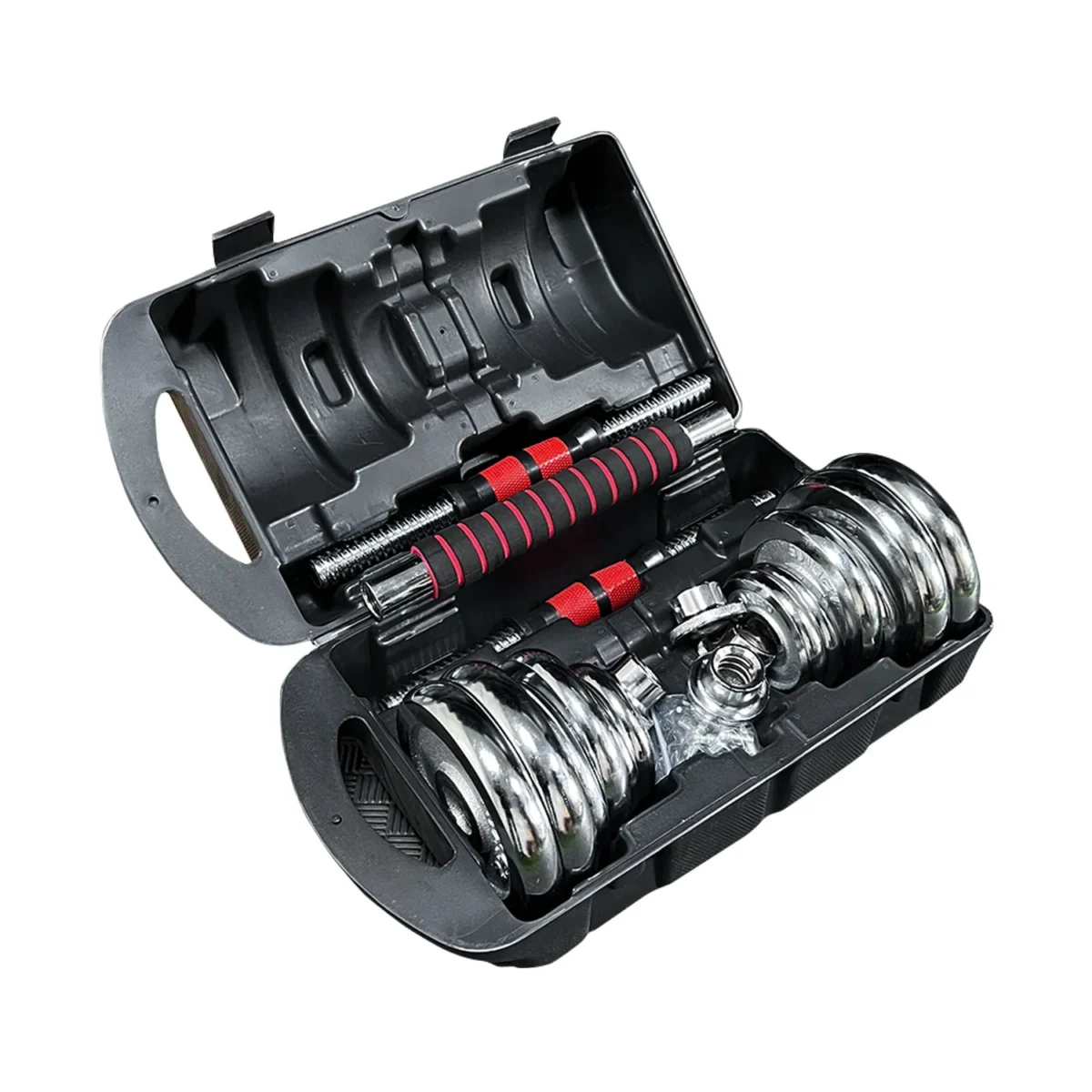 SET MANCUERNAS 20 KG CROMADO 2 11zon