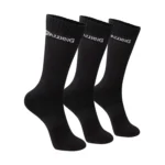 TRIPACK MEDIAS LARGAS SPALDING NEGRO