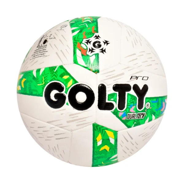 PELOTA PARA FÚTBOL GOLTY DUALTECH PRO 2 VERDE TALLA #5
