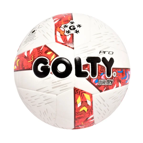 PELOTA PARA FÚTBOL GOLTY DUALTECH PRO 2 ROJO TALLA #5