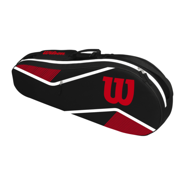 RAQUETERO WILSON ADVANTAGE BAD IN (NEGRO/ROJO)
