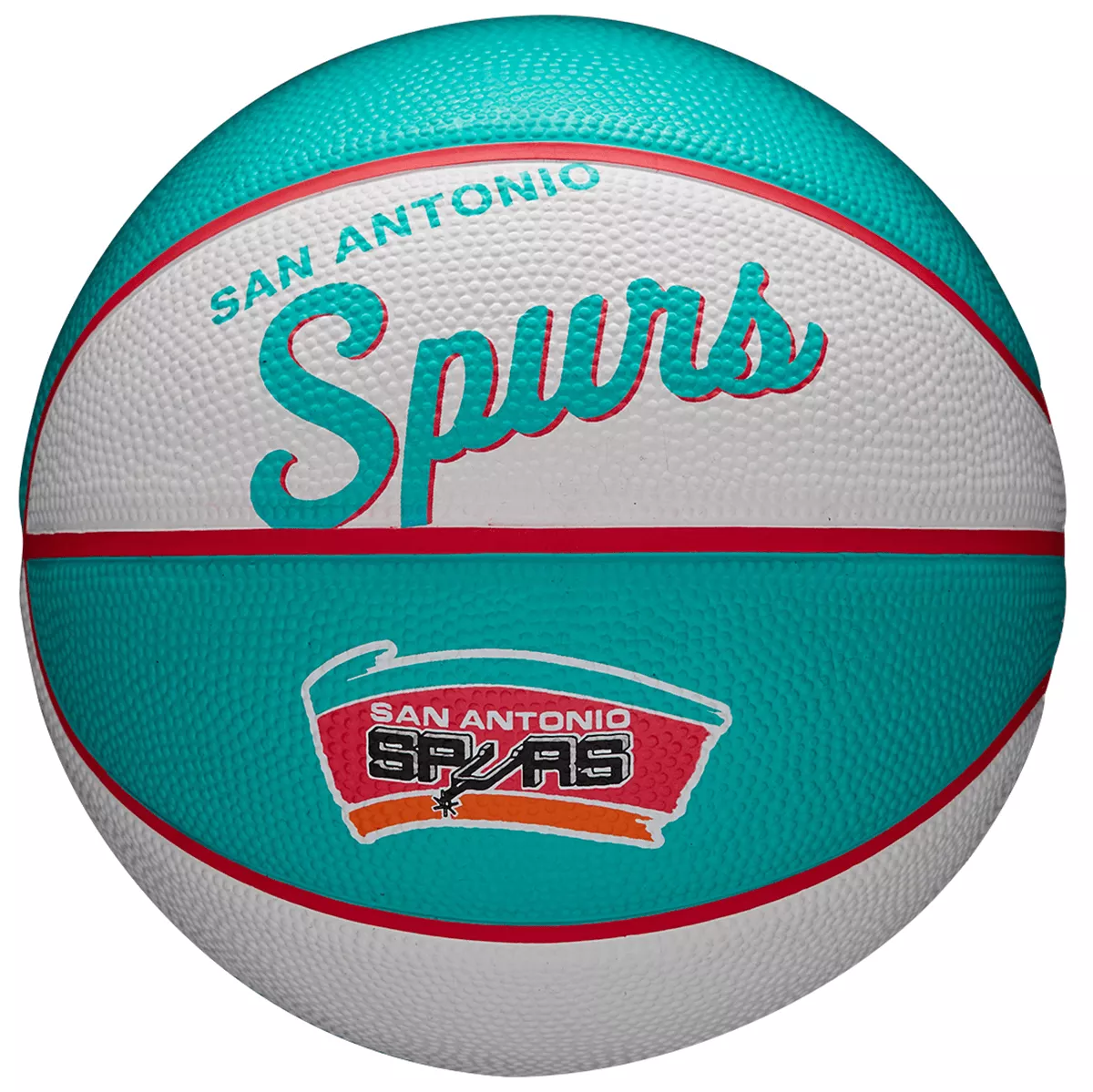 PELOTA DE BÁSKET WILSON NBA TEAM RETRO SAN ANTONIO SPURS- #3 - Imagen 1