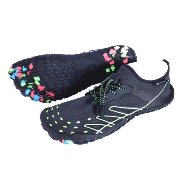 Aqua Shoes Porto Gris Oscuro/Verde – Hombre