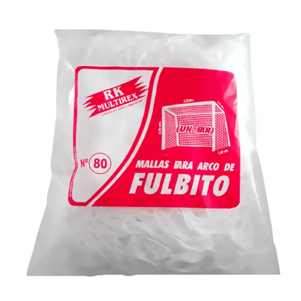 REDES PARA ARCO DE FULBITO – POLIPROPILENO TORCIDO – BLANCO