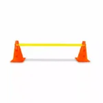 2 conos de 35cm con orificios + 1 varilla