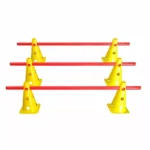 6 Conos de 35cm alto c/orificios + 3 varillas