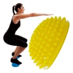 Mini Bosu Kinesiología Equilibrio Semi Esfera Base C/ Púas
