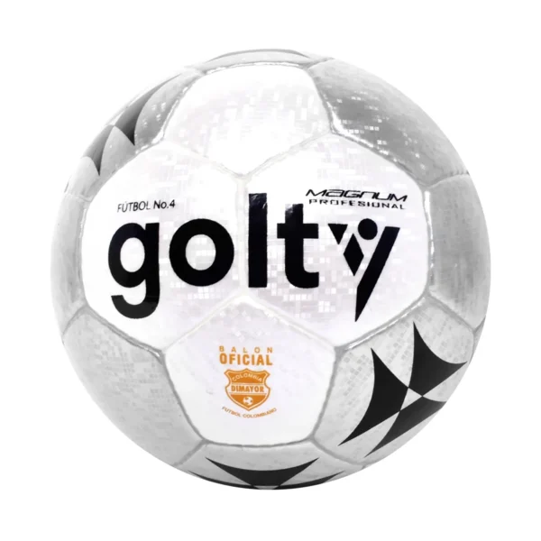 PELOTA PARA FUTBOL GOLTY MAGNUM PRO PU COSIDO GRIS #5