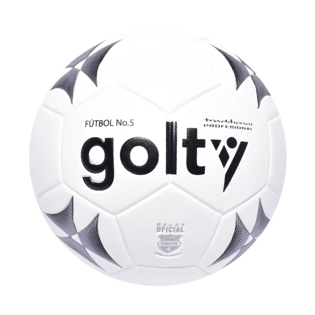 pelota para futbol golty traditional pu laminado color blanco 5 T701954 1