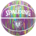 PELOTA PARA BASKET SPALDING MARBLE GOMA MORADO – #6